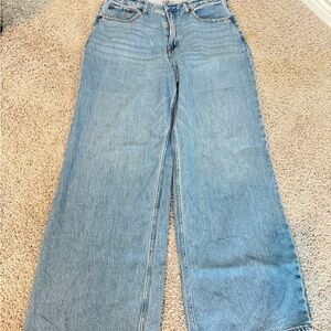 Abercrombie Curve Love Wide Leg Jeans